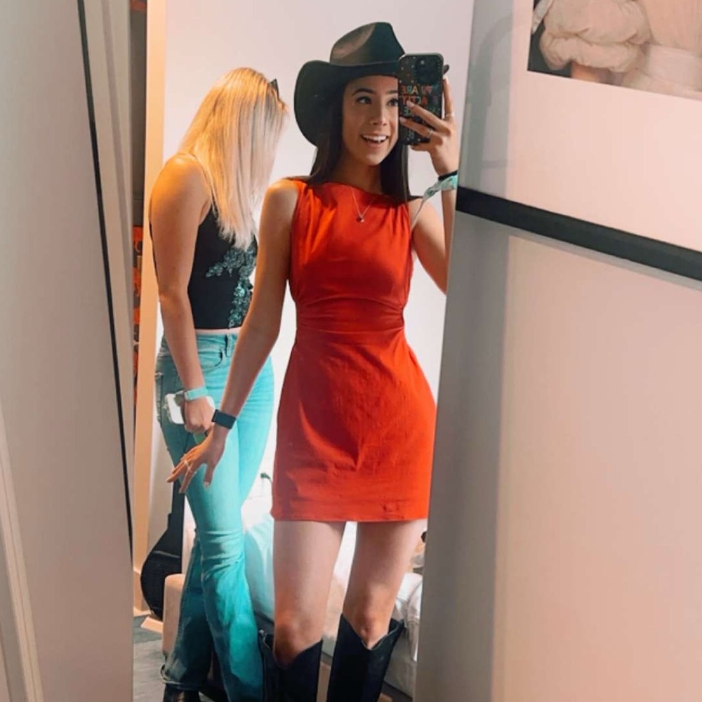 Abercrombie & Fitch Red Dress